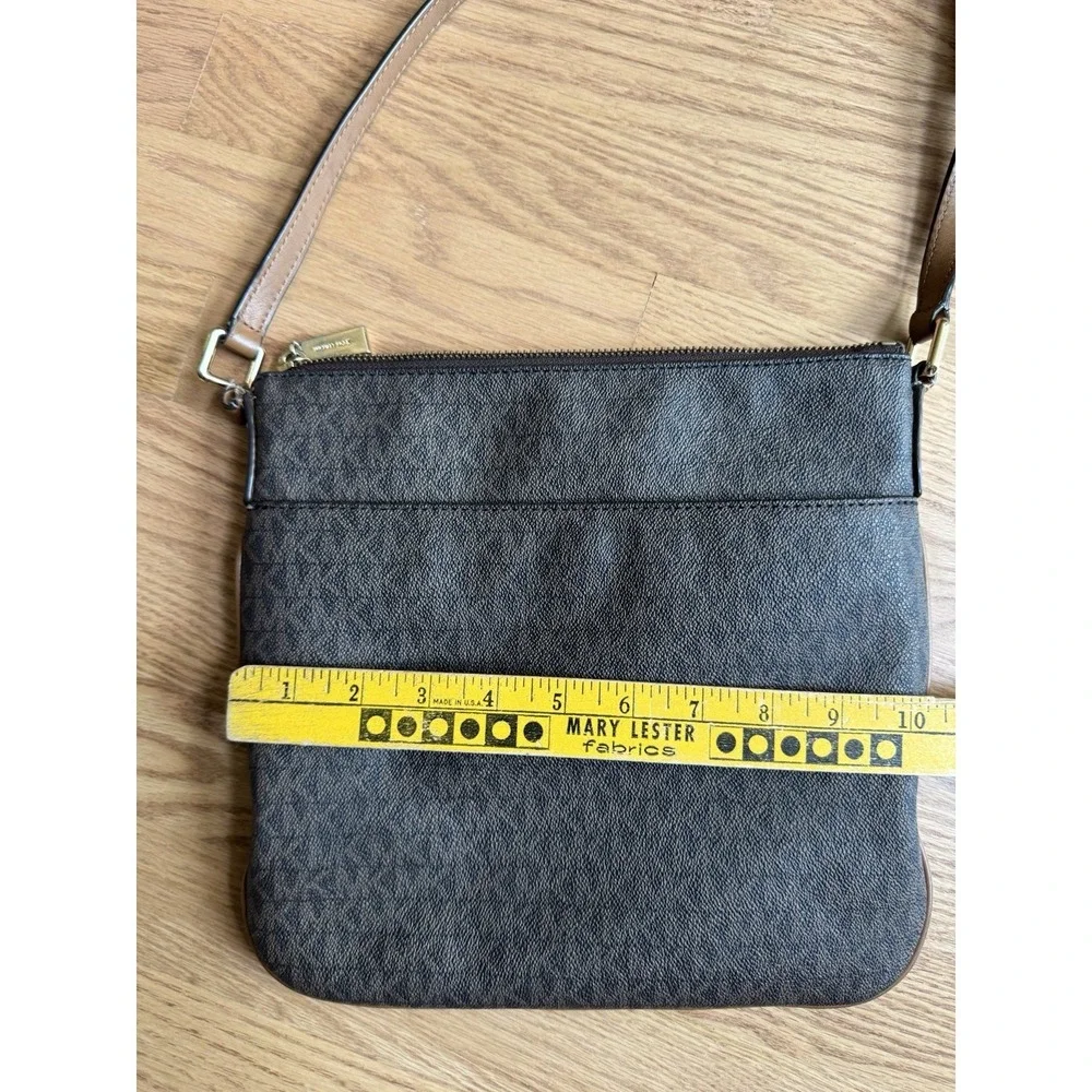 Michael Kors Brown Crossbody Bag with Gold Hardware